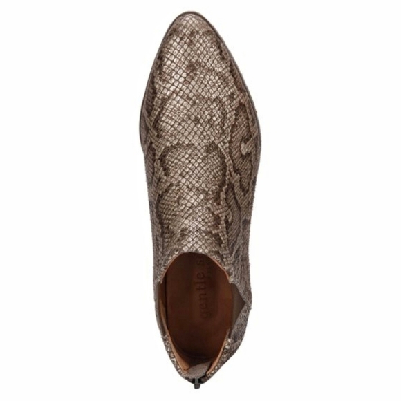NEW Gentle Souls | Snakeskin Ankle Boots 7‎ - Picture 4 of 9